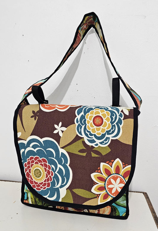 floral single side bicycle bag