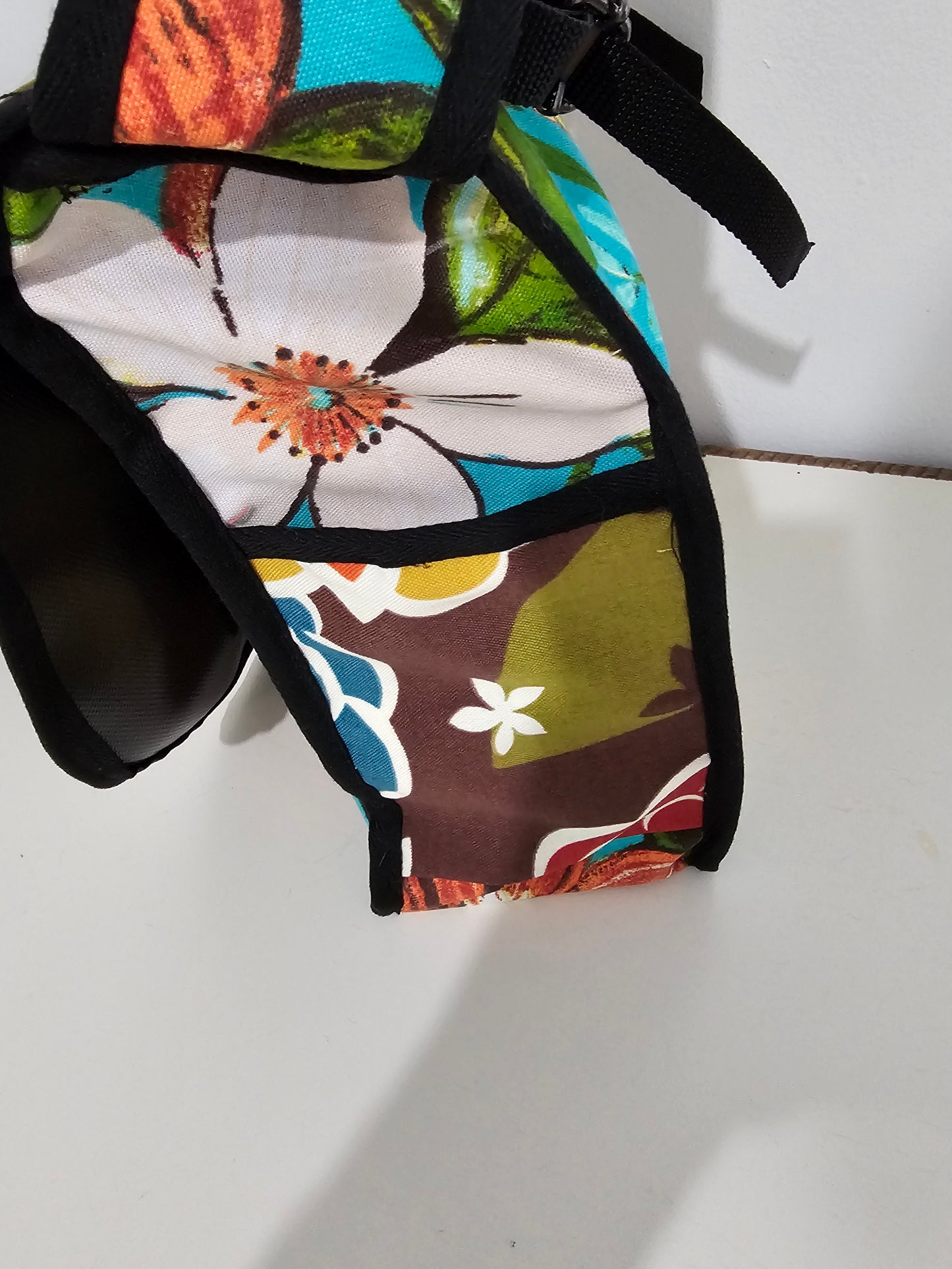 floral single side bicycle bag