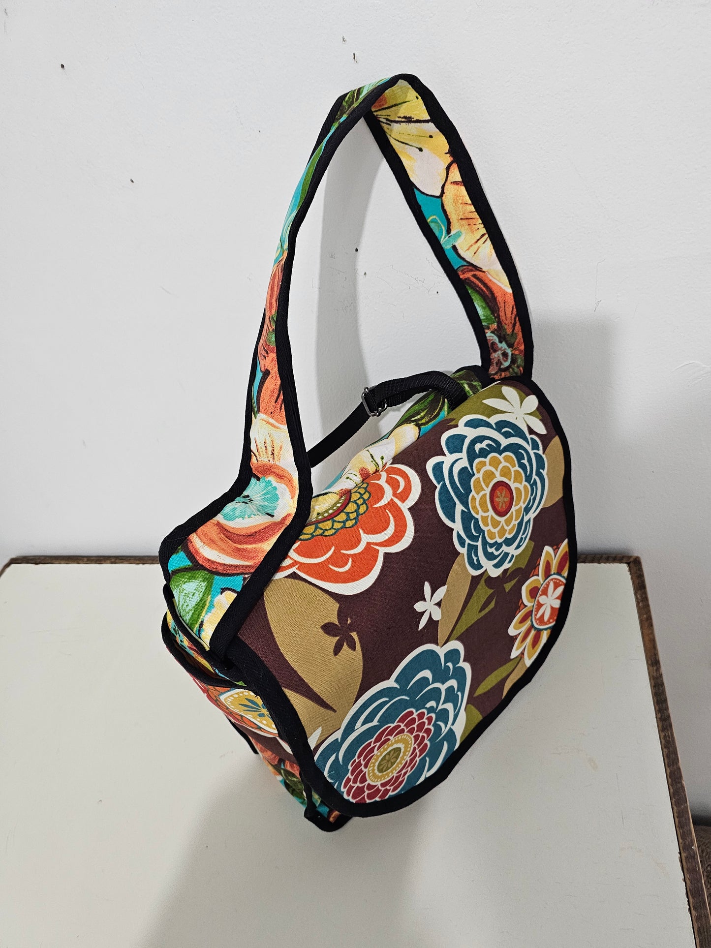 floral single side bicycle bag