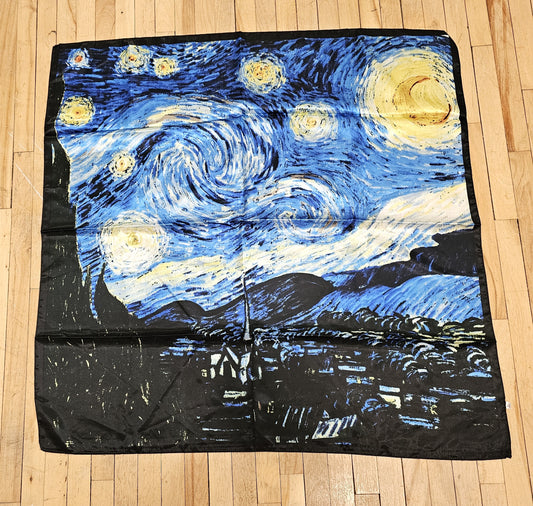 Van Gogh starry night scarf