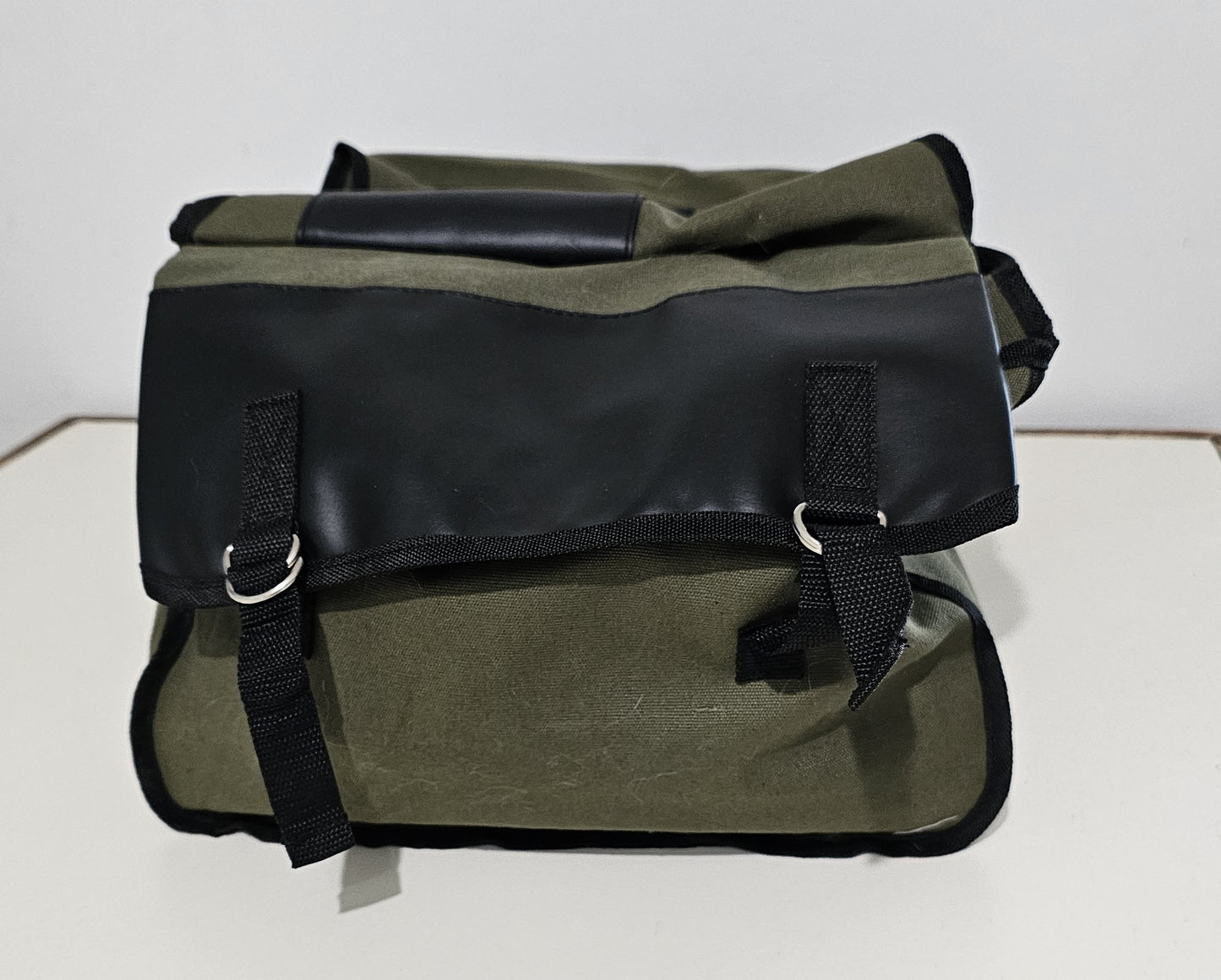 canvas double  panniers