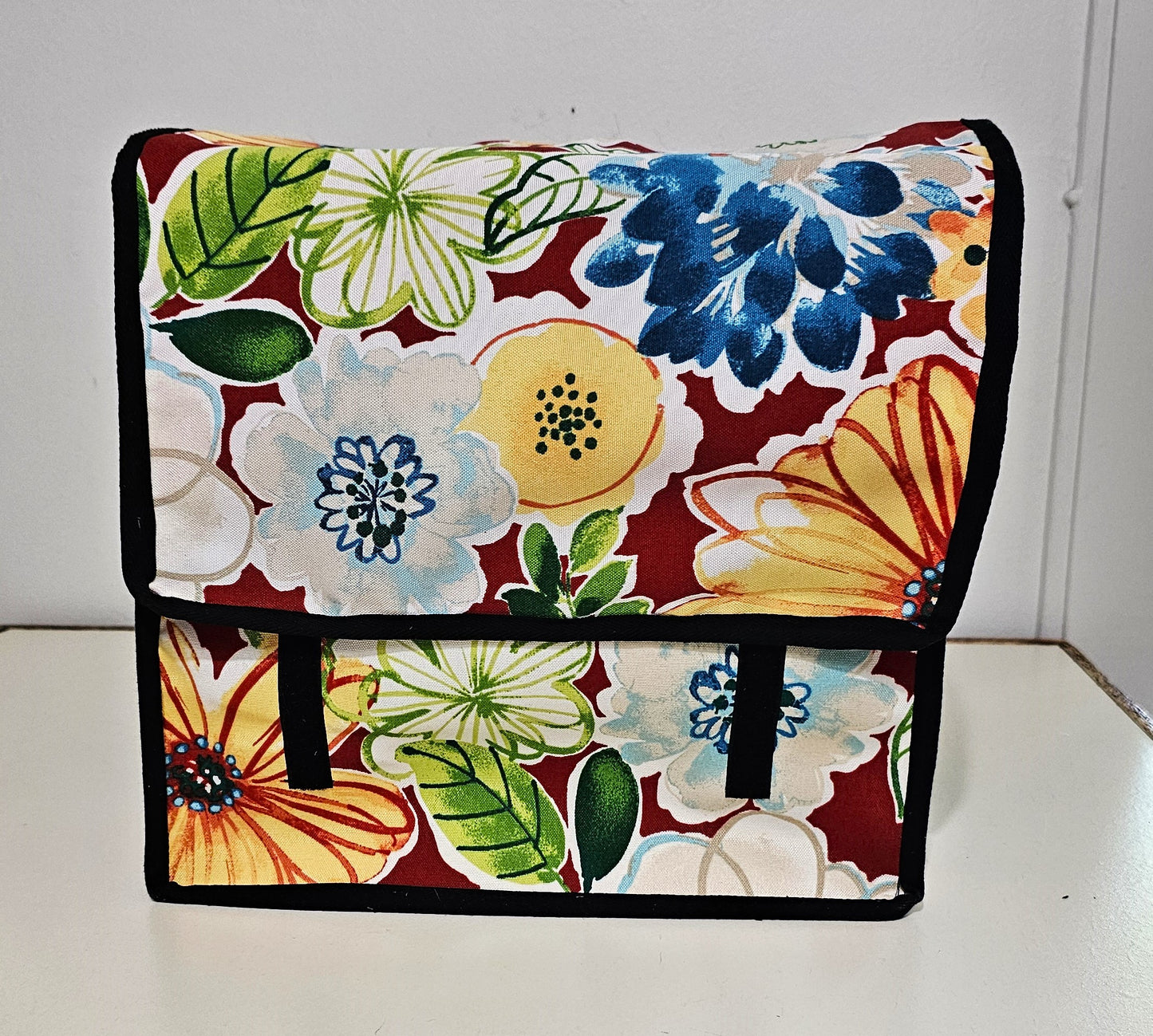 floral printed Dutch style panniers