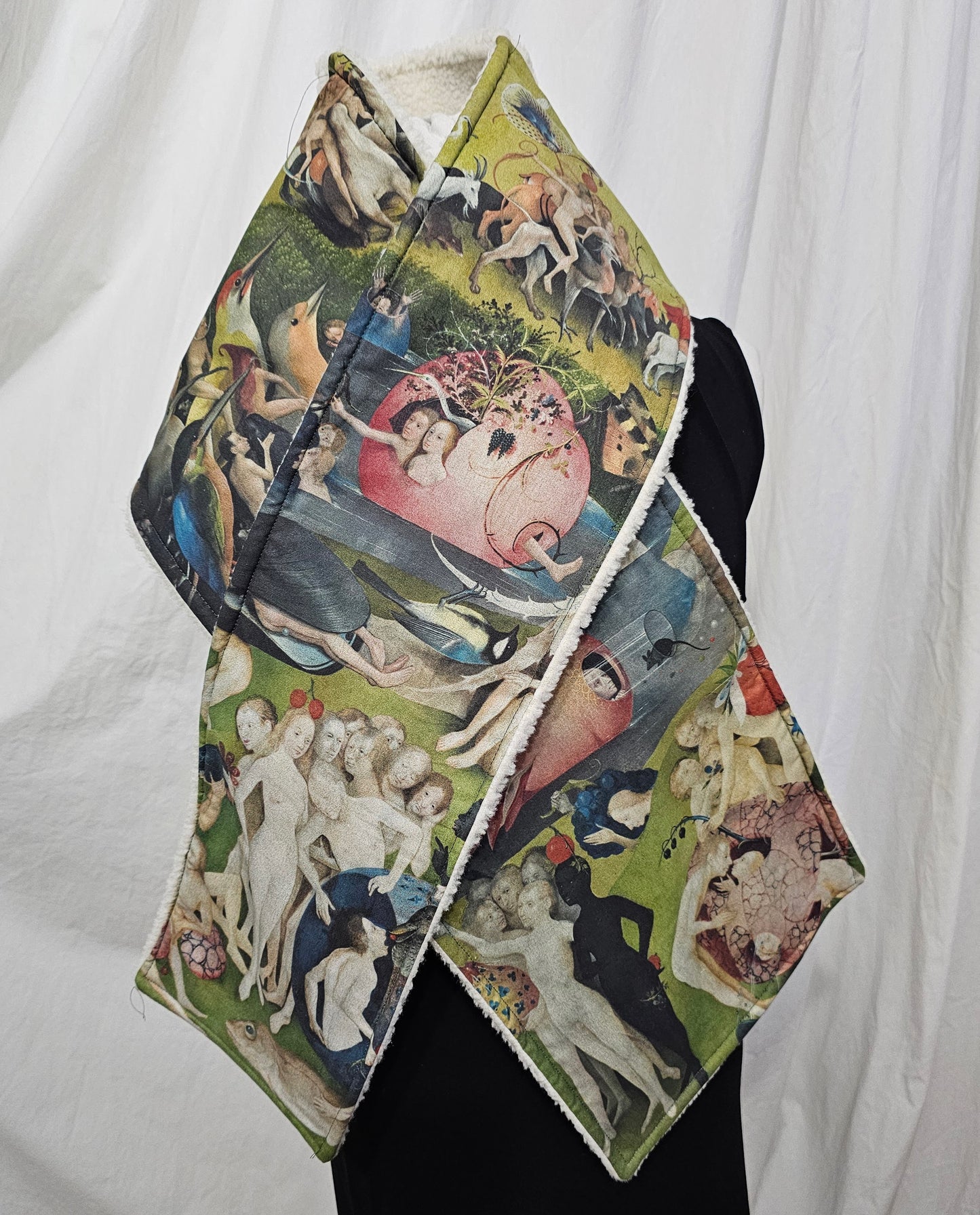 Hieronymus Bosch shearling scarf