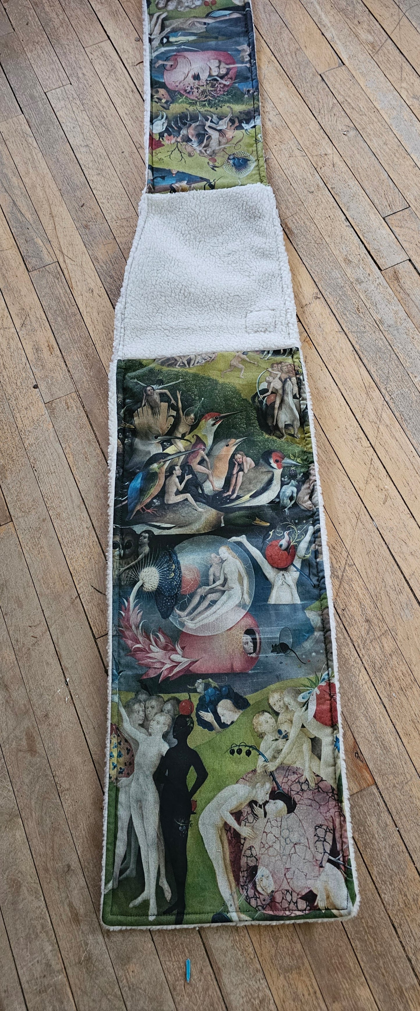 Hieronymus Bosch shearling scarf